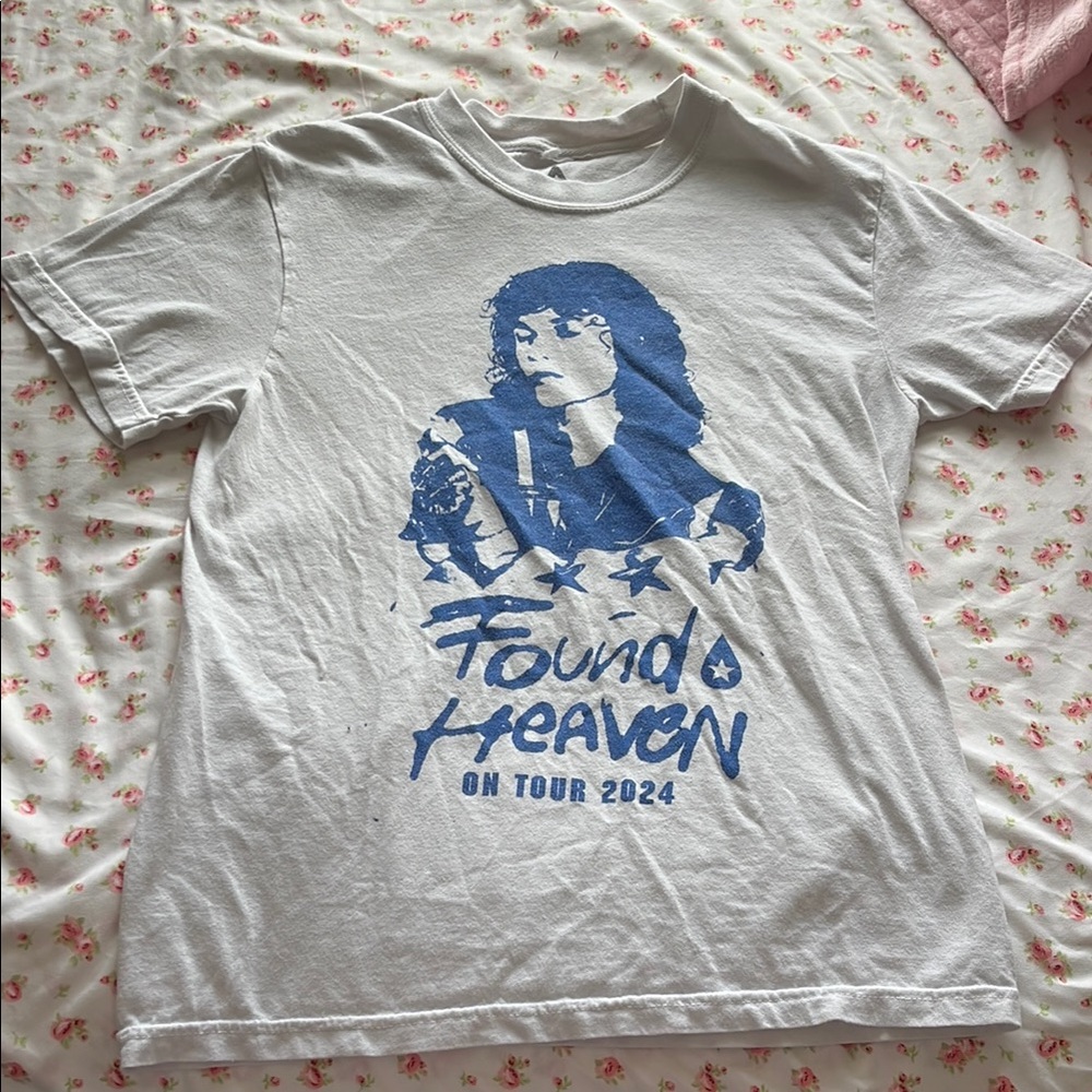 White Found Heaven On Tour 2024 Dateback Tee